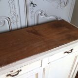 Parisian buffet in white wood