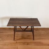 Side table with slats reconstruction period