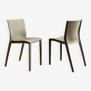 Slick slick chairs by Philippe Starck