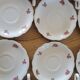 6 vintage cups and saucers Seltmann Weiden Bavaria Model Nora