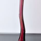 Soliflore violet en verre de Murano, Italie, 1960