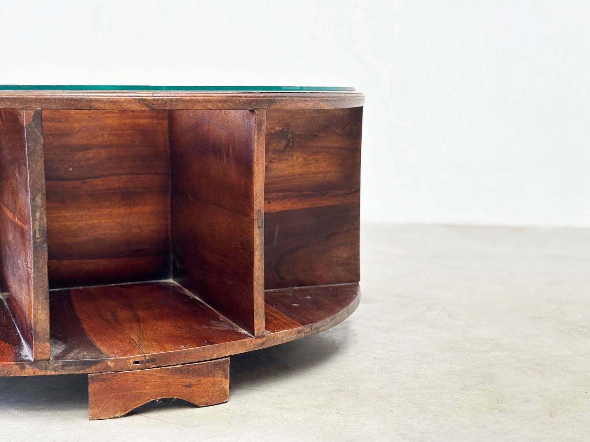 Sculptural Italian coffee table