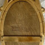 Vintage Empire style wall mirror in gold resin