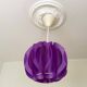 Purple Mid Century Modern lamp from 1970s