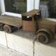Antique oak transport truck