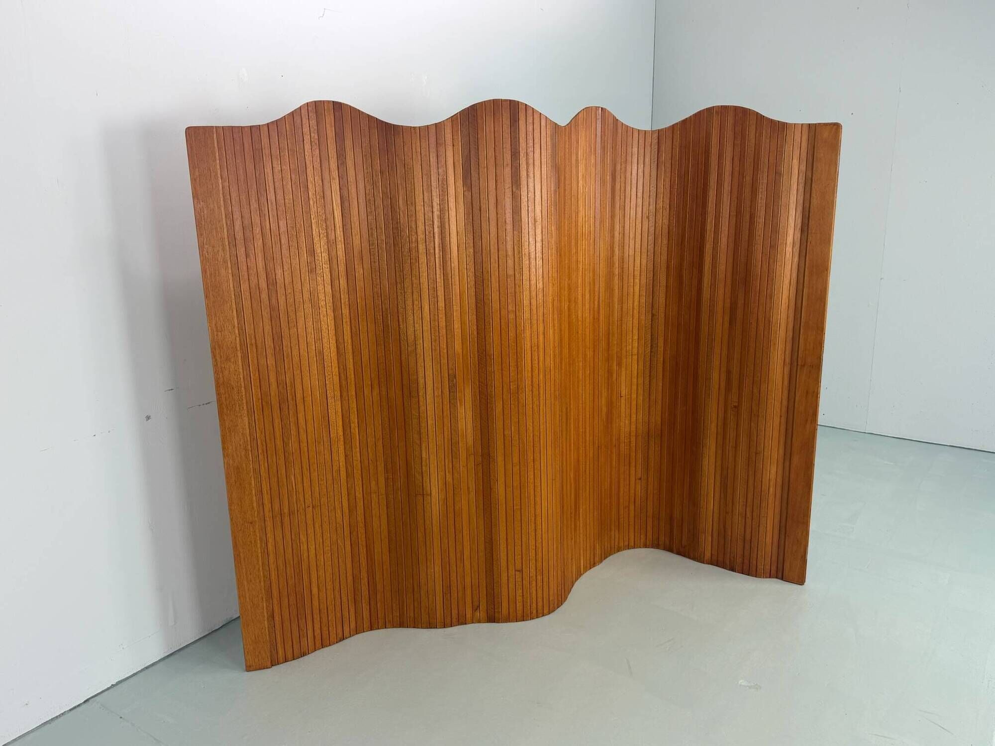 Pine Wood Room Divider by S.N.S.A., France, 1930s