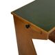 Art Deco desk, minimalist design in oak, unique 40s design, Netherlands.