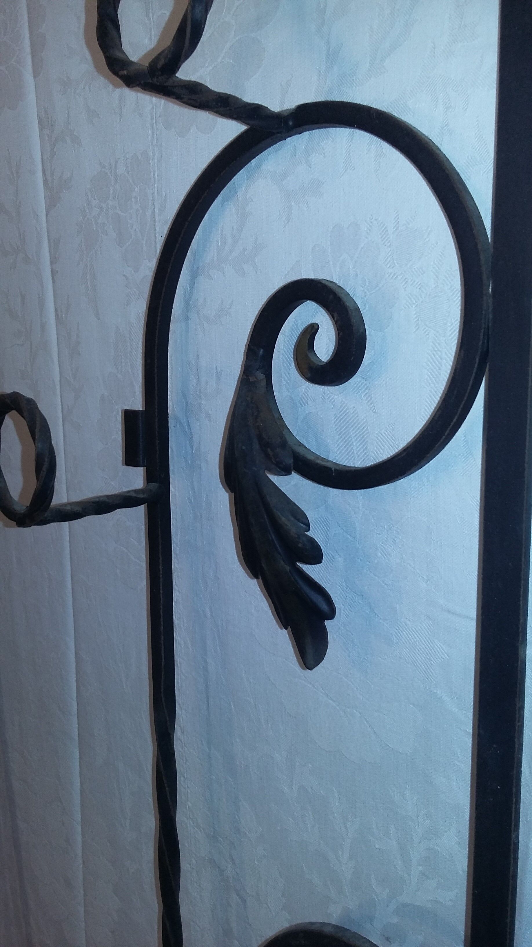 Door wall coat cast iron vintage