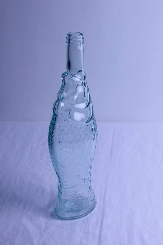 Vintage zoomorphic glass decanter