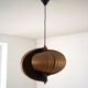 Lampe de plafond Nautilus en bois attribuée à Hans Agne Jakobsson, années 1960.