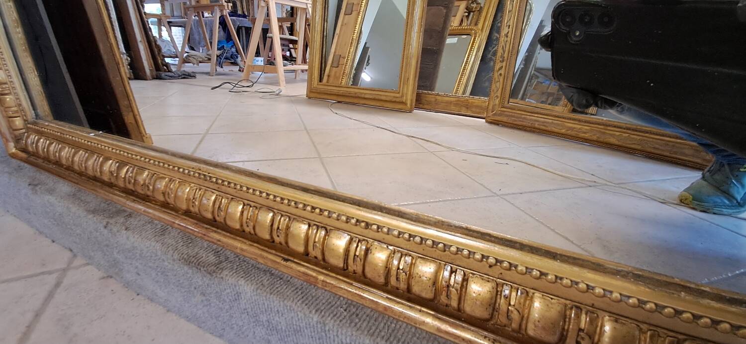 19th century mirror 175 x 92