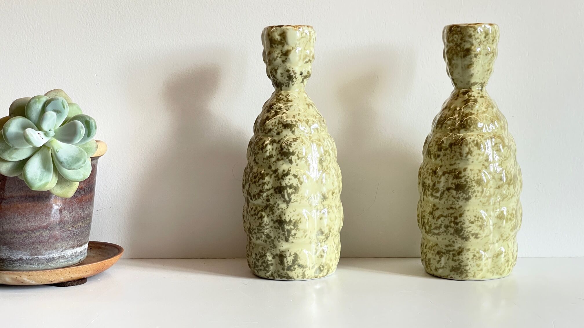 Pair of ceramic vases design broste - denmark