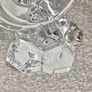 Pair of art deco crystal chandeliers, Cristallerie Vannes Le Chatel