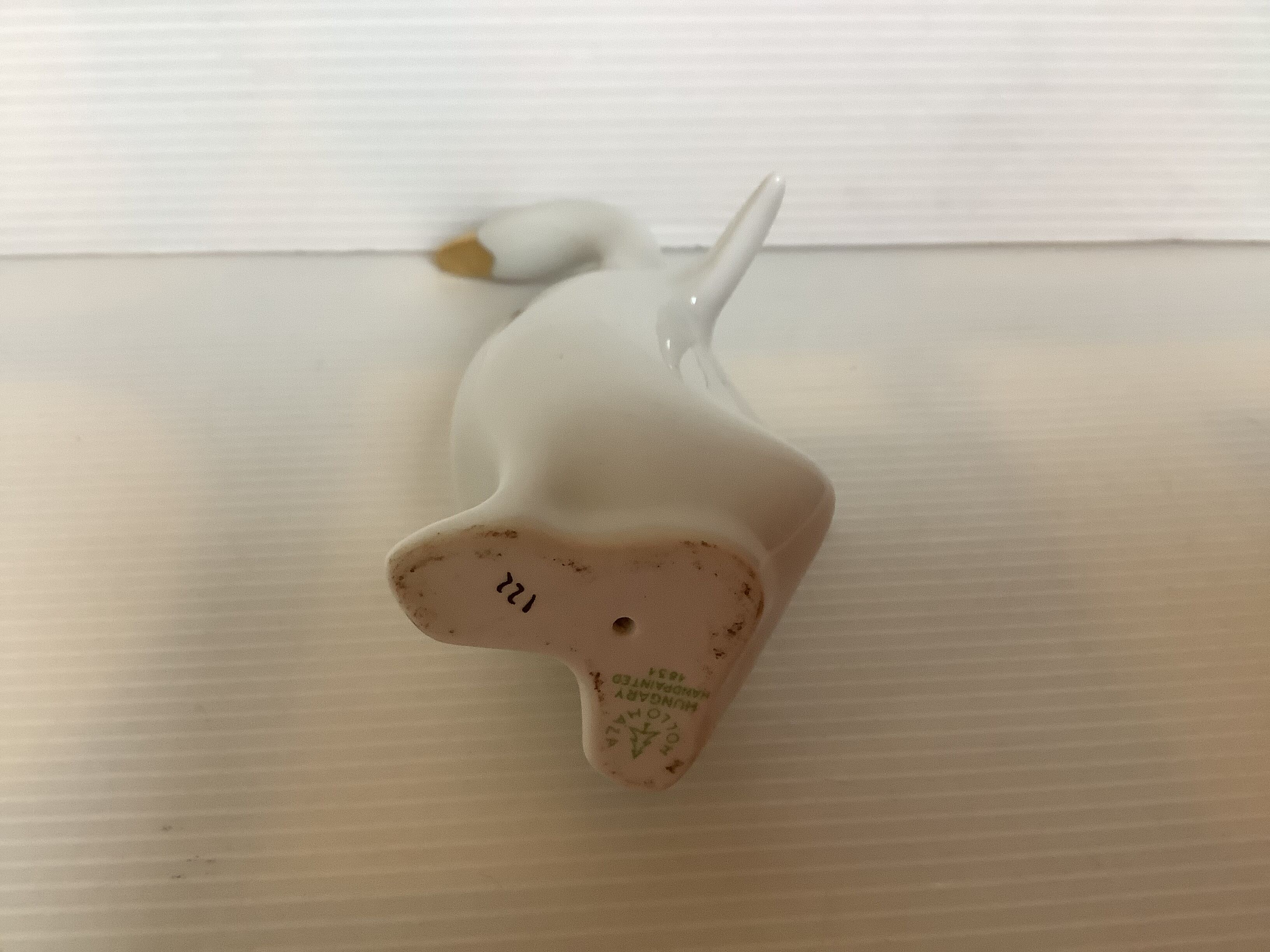 Oie blanche porcelaine hollohaza hungary