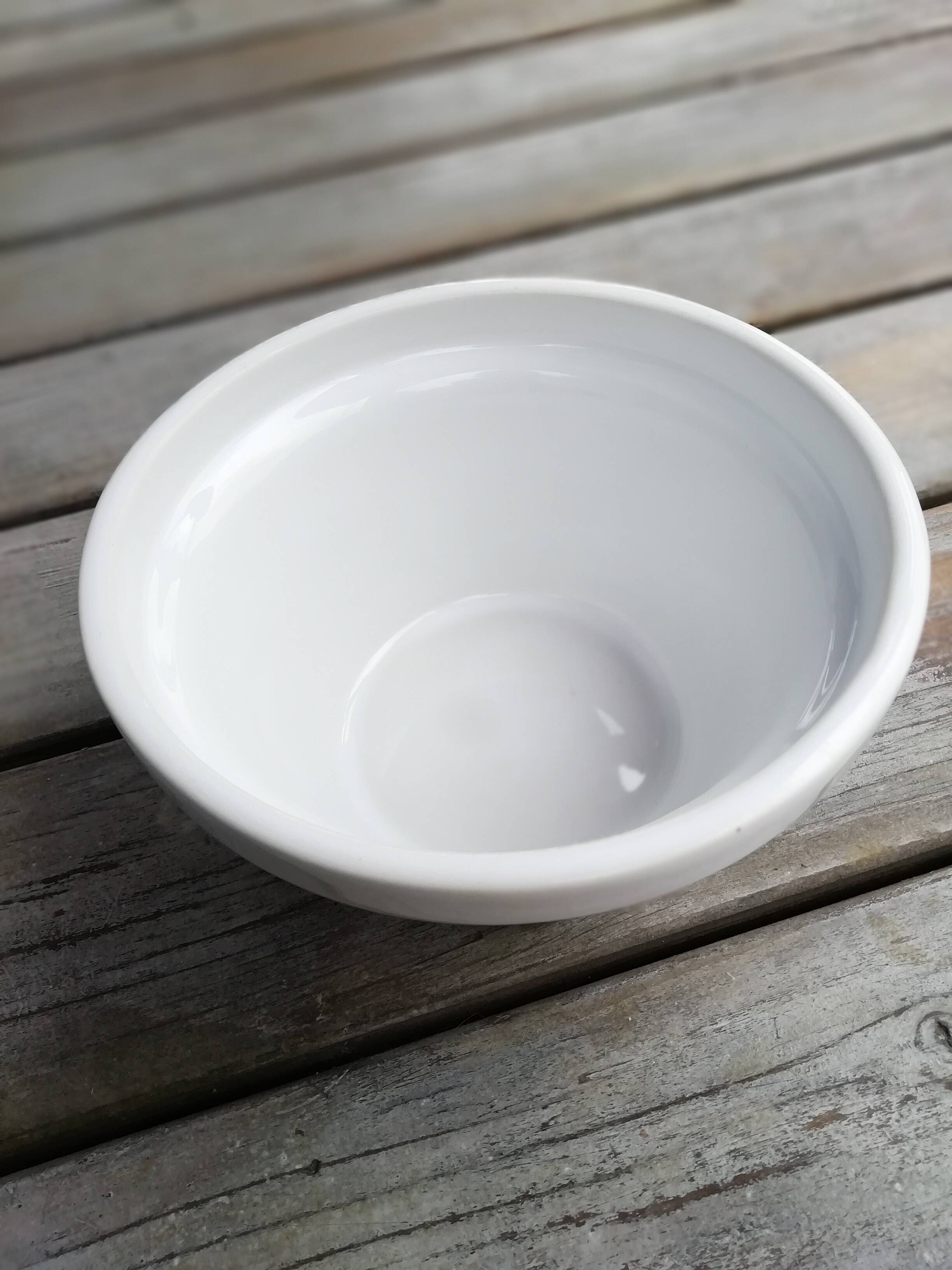 Saladier porcelaine blanche
