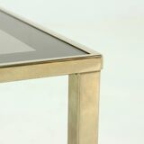 Two Tier Gold Plated Side Table by Belgo Chrom 1970s