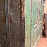Green lacquered teak sideboard
