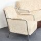 Milieu du siècle. Lit convertible et fauteuils de style Bauhaus par József Peresztegi, Hongrie des années 1950