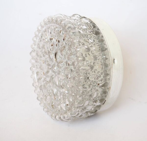 Applique verre moulé motif bulles Tynell