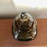 Carafe en verre bullé La Rochère 1960