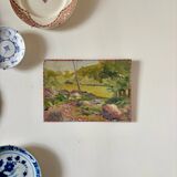 Peinture à l'huile sur toile "Nature et forêt" n°8
