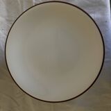 set of 12 flat plates in Siena enameled earthenware by KMK Scandinavian 1965