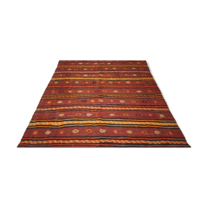 Tapis kilim 7.4x5.8 pieds
