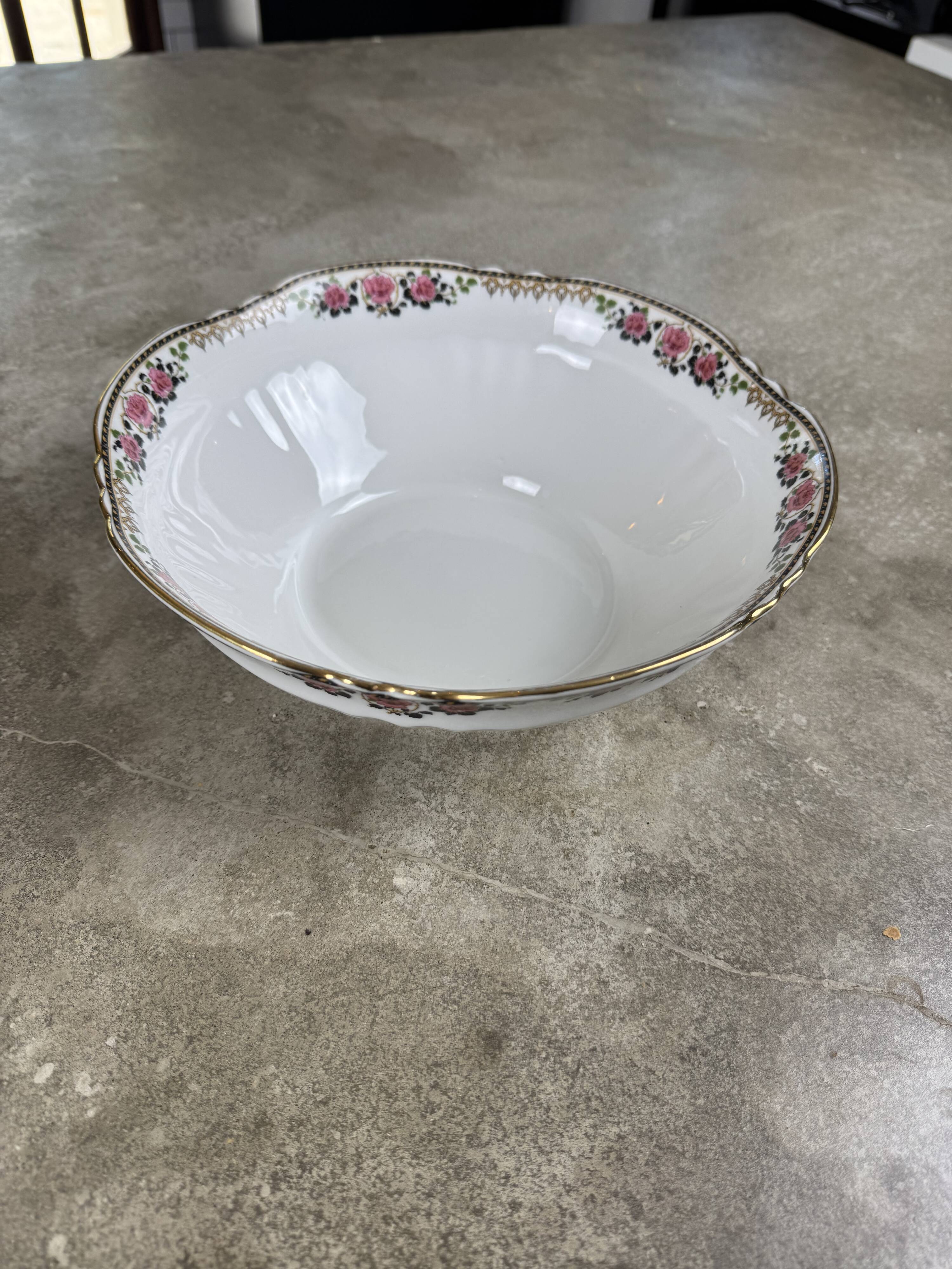 66-piece Limoges porcelain service, mid-20th century