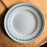 Antique serving dish in Saint-Amand earthenware (Nord)