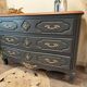 Birch wood chest of drawers