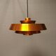 Hanging lamp model ‘Nova’ designed by Jo Hammerborg for Danish Fog&Mørup 1963 in copper
