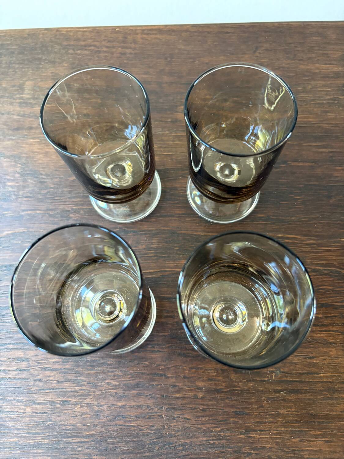 4 verres à pied luminarc vintage modèle Suède