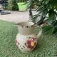 Vintage ceramic pitcher model flowers