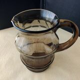 Smoked glass water jug