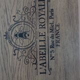 Peach-coloured TV unit