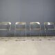 Vintage plia chairs by Castelli, 1970s