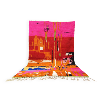 Moroccan rug in pure wool 3 x 2 m