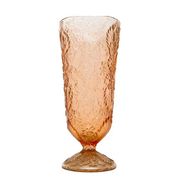 Vase rétro, verre rose, Ząbkowice, Pologne, années 1970