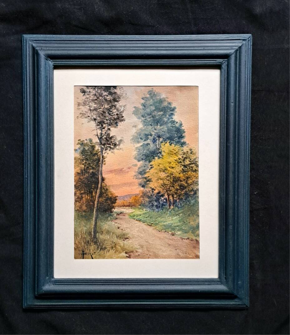 Impressionist watercolour signed Girot - 19th century - French school