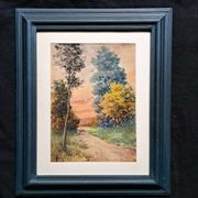 Impressionist watercolour signed Girot - 19th century - French school