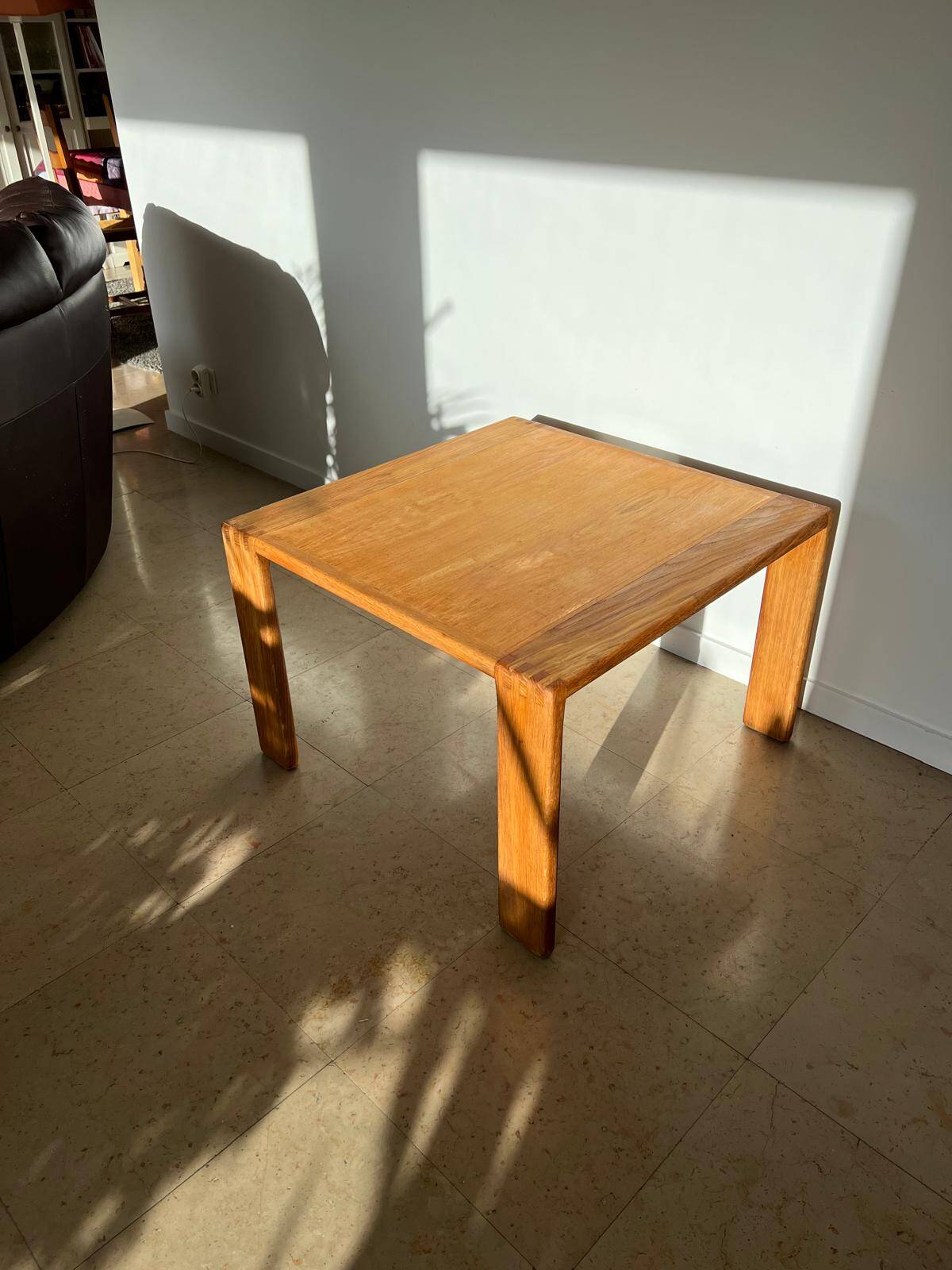 Table basse en chêne modèle Bonanza éditée par Asko, années 60