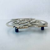 Vintage brass trivet in the shape of an owl