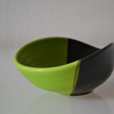 Vintage two-tone ceramic cup 50's