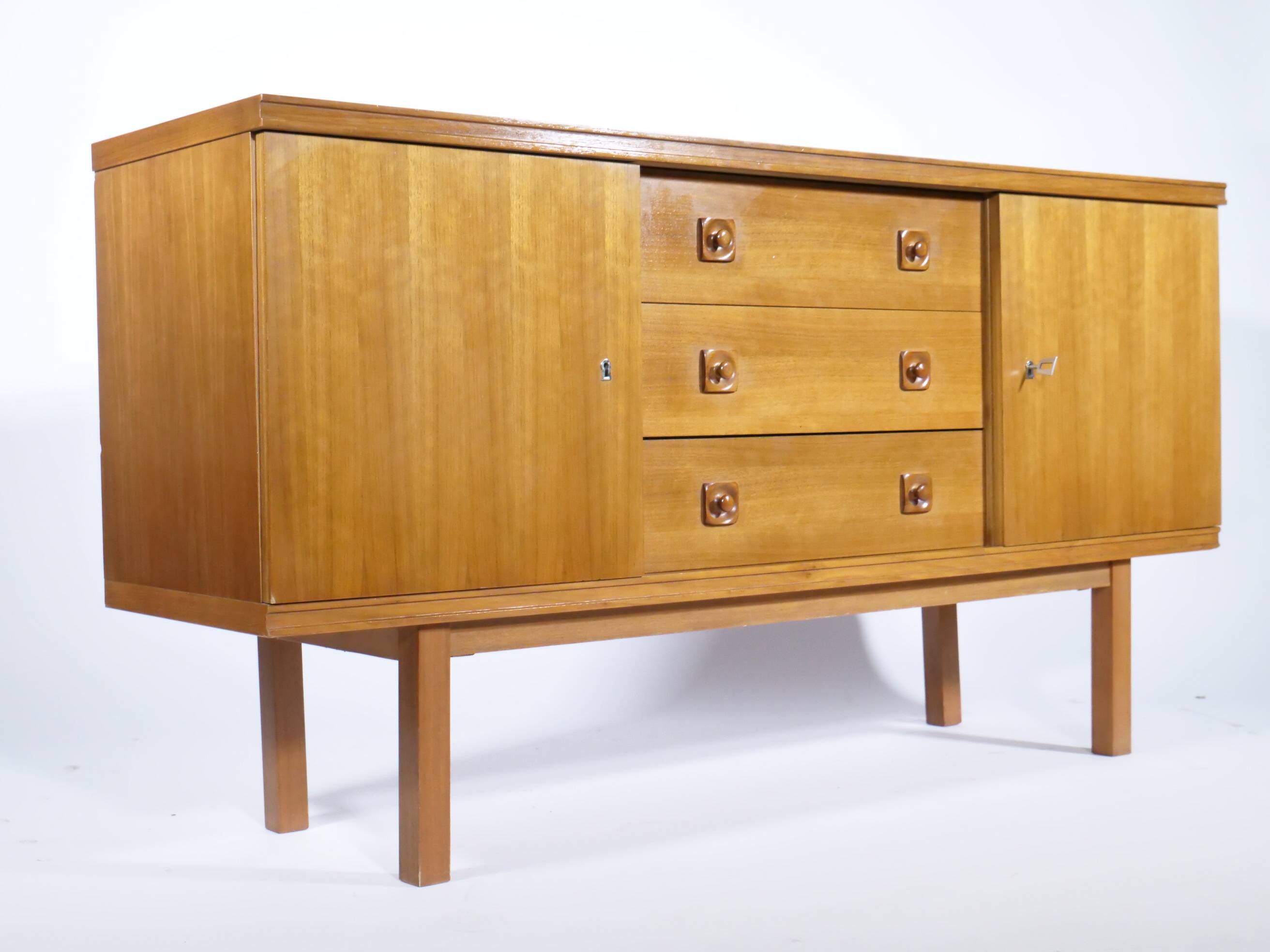 Walnut Sideboard, Mid-Century, 1960s, by Reckord