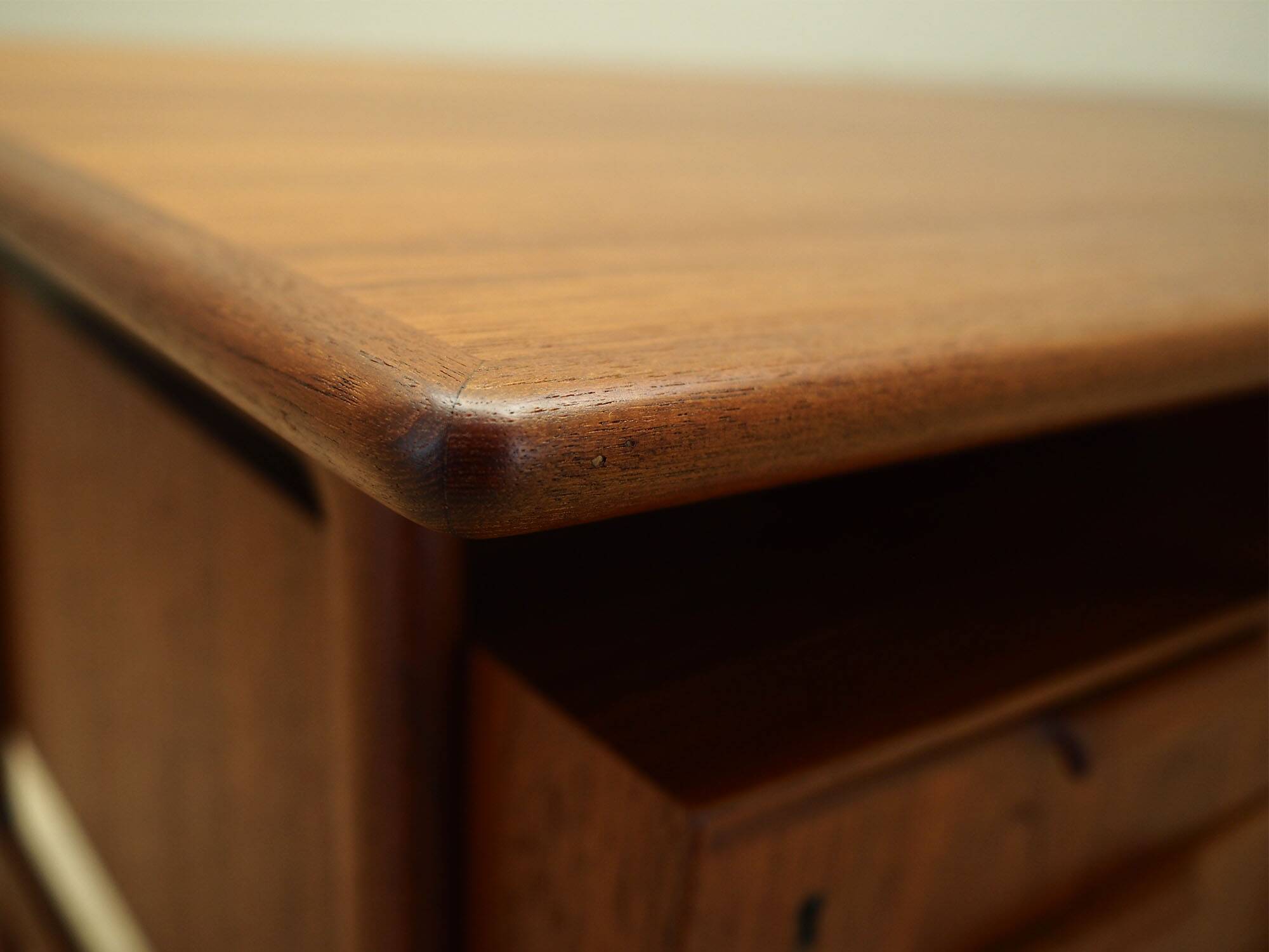 Teak desk, Danish design, 1970s, manufacturer: Omann Jun