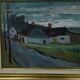 John Börén, Swedish modern landscape, 1960s, Oil painting, Framed