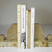 Pair of Marble Bookends from the Art Deco period