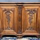 Louis XV style carved walnut chest of drawers