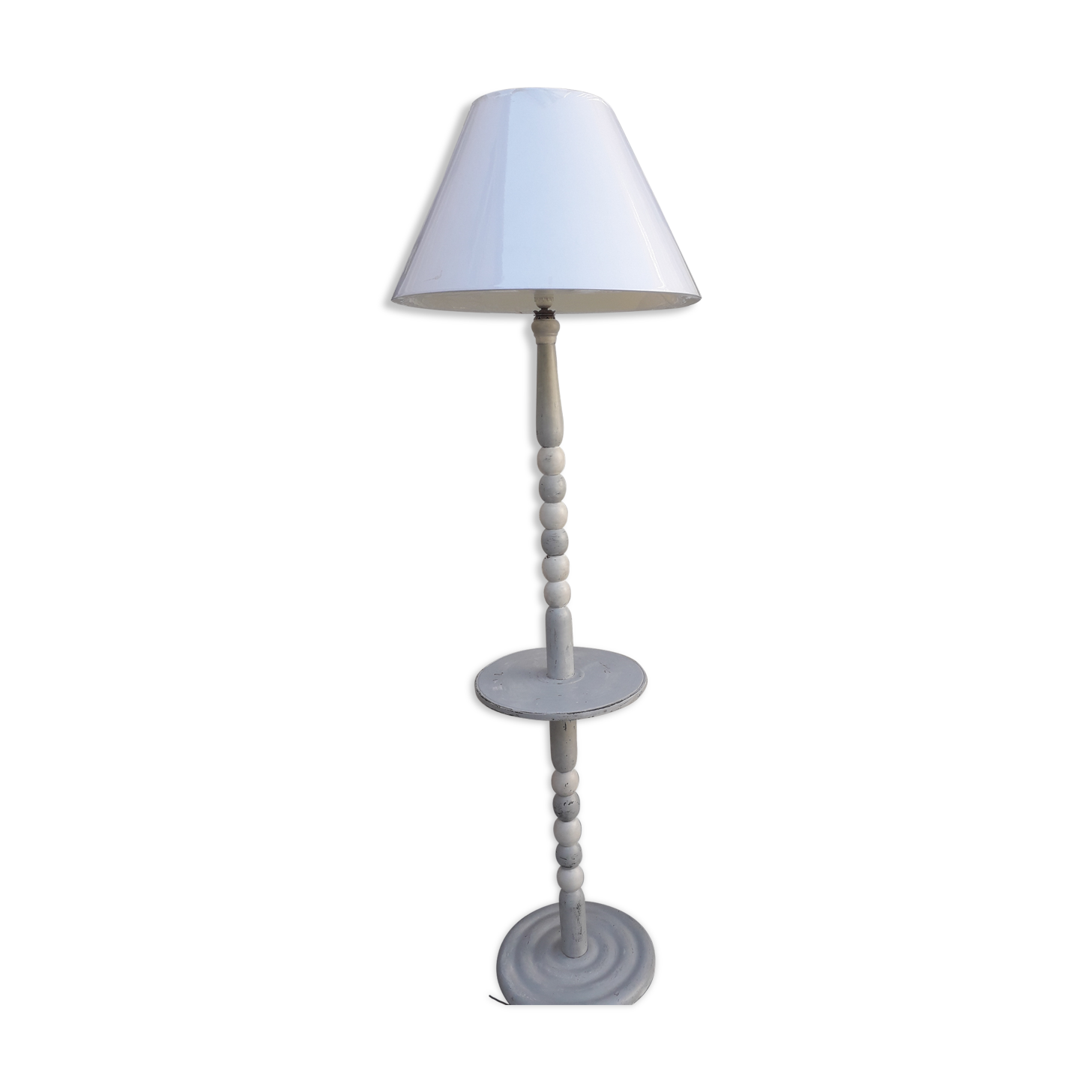 Lampadaire avec sa tablette