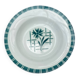 Set of nine Digoin Sarreguemines soup plates